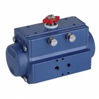 BONOMI Pneumatic Valve Actuator: 354 in-lb Force at 80 psi, PTFE Coated Aluminum, 4 Springs, F05/F07 (MPN SR75VP)