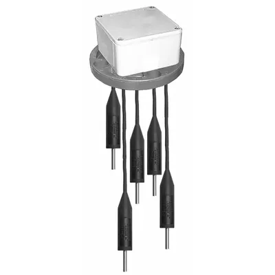 LUMENITE Liquid Level Probe: 5 Probes, Flange, 4 in Process Connection Size - Flange Connection Probes