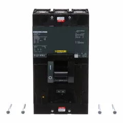 Molded case circuit breaker rated 250 A, 3-pole, with a maximum interrupting rating of 65kA at 240V AC. Features instantaneous trip characteristic and line/load lug terminals for ABC phase connection. Suitable for overcurrent protection in industrial power distribution panels, motor control centers, and feeder circuits requiring high fault current interruption.