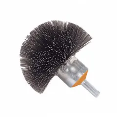 Type 27 grinding wheels, 4 1/2" diameter, 1/8" thick, with 5/8"-11 arbor. Contaminant-free construction prevents surface contamination on stainless steel. Suitable for surface blending, weld removal, and deburring using an angle grinder. Sold in a 25-pack.