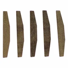 Replacement rotor vane for use with 3M models 20250, 20251, 20252, 20314, 20315, 20316, 20331, 20430, 20431, and 28408. This component is typically used in pneumatic tools or vacuum systems where rotor vanes are required for air movement and pressure generation.