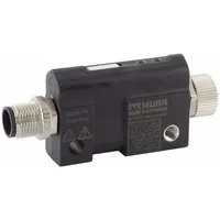 This converter translates IO-Link communication to a 4-20 mA current analog signal. It operates on 24V DC with COM2 transmission at 38.4 kbit/s. The device features a 4-pole A-coded M12 male connector and is rated IP67 for protection against dust and water ingress. Typical use includes connecting sensors or actuators to control systems in industrial automation