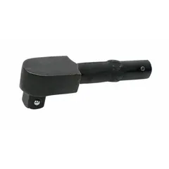 Fixed square drive head for interchangeable torque wrench systems. Features a 1/2 in SAE drive size with ratcheting mechanism. Used for applying precise torque to fasteners in assembly and maintenance tasks.