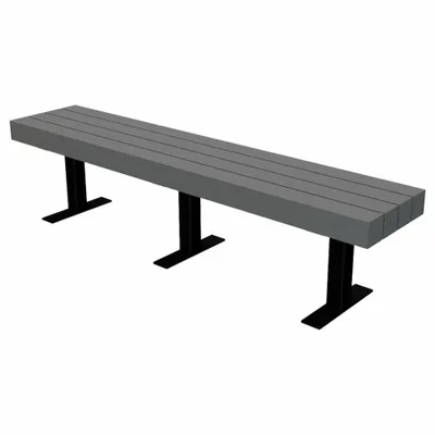 ULTRASITE Trailside Outdoor Bench - Vandal Resistant Resinwood Benches