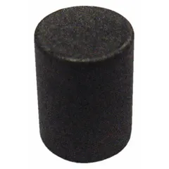 Ring magnet made of Samarium Cobalt rare earth material with a gray finish. Outside diameter 3/16 in, thickness 0.25 in, maximum pull force 1.3 lbf. Used for holding, lifting, or positioning ferrous components in industrial fixturing, sensing, and material handling applications.