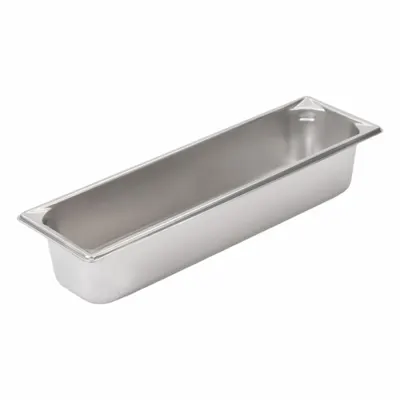 VOLLRATH Steam Table Pan: Half Size, Rectangular, 22 ga Gauge, 6 qt Capacity - Steam Table Pans