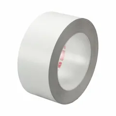 Single-sided white polyvinyl chloride film tape with acrylic adhesive. 1 inch width, 72 yard length, 3.4 mil thickness. Provides moisture resistance for bonding and sealing in outdoor and industrial applications.