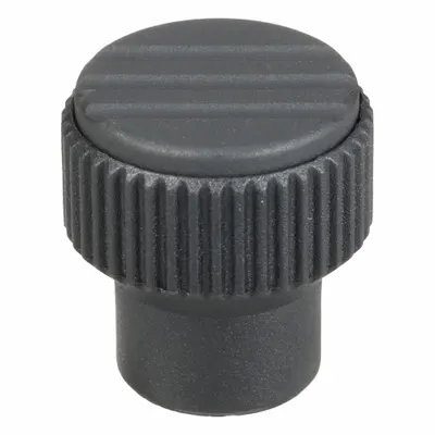 KIPP Knurled Knob with Threaded Hole - Knurled Knobs with Threaded Hole