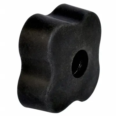 INNOVATIVE COMPONENTS 4-Arm Knob with Threaded Hole - 4-Arm Knobs with Threaded Hole
