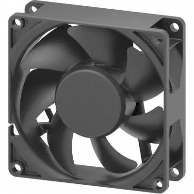 Dayton Standard Square Axial Fan, 12V DC, 60 cfm, IP68 - Standard Square Axial Fans