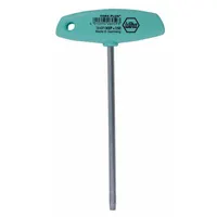 T-shaped key for manual driving of Torx Plus IP25 fasteners. The handle design enables high torque transfer and a comfortable grip for assembly, maintenance, and repair tasks