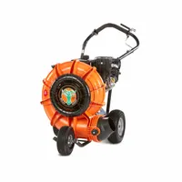 This walk-behind blower is powered by a Vanguard 4-Cycle engine and features push drive operation. It is used for clearing leaves, debris, and light snow from large properties, grounds, and municipal areas