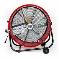 MAXX AIR Cooling Fan: 24 in Blade Dia, 120V AC, Mobile, 1/4 hp, Direct Drive, Steel (MPN BF24TFREDUPS)