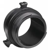 This aluminum rigid adapter features NH x NH straight connections with 1-1/2 in x 1-1/2 in fitting size. Used to connect fire hoses to hydrants or standpipes in fire-suppression systems