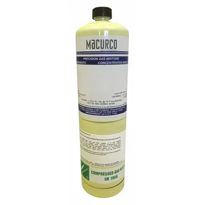 MACURCO Calibration Gas: Mfr. No. GD-12/Mfr. No. GD-6, Air, Certificate of Analysis Included - Calibration Gases for Fixed Gas Detectors