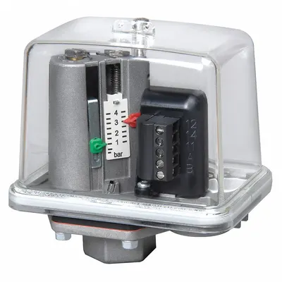 CONDOR USA, INC Pressure Switch: 4 psi – 145 psi, MDR-F Series, 1/4" NPT - Liquid- & Corrosion-Resistant Machine Tool Pressure Switches