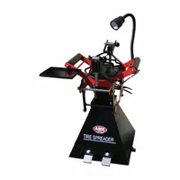 AME Tire Spreader: Floor Mount Tire Spreader, Steel, Aluminum, Poly, Rubber, 24 in Overall Lg (MPN 73100)
