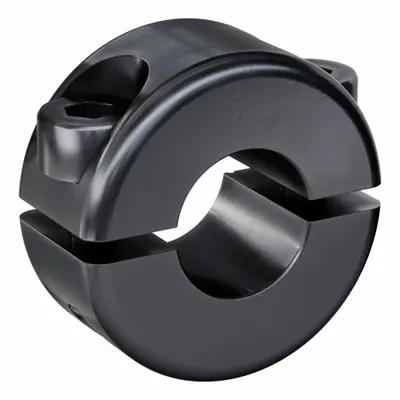 RULAND MANUFACTURING 2-Piece Clamp-On Steel Shaft Collar, 5/16 in Bore, MSP-5E-F - Steel Shaft Collars