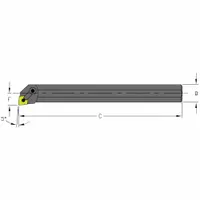 ULTRA-DEX USA Indexable Boring Bar: S20S MCLNR4 (MPN 957-000-407)