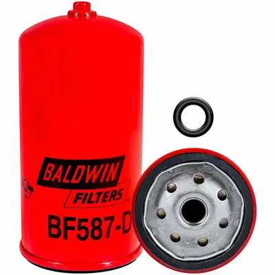 BALDWIN FILTERS Fuel Filter: Spin-On, 3 1/16 in Outside Dia, M16-1.50 Thread Size, Cellulose - Spin-On Fuel Filters