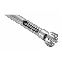 Dispersing tool for mixing, emulsifying, and dispersing solids into liquids. Compatible with IKA model 0003787001, operating at up to 10,000 RPM. Suitable for laboratory and industrial processes