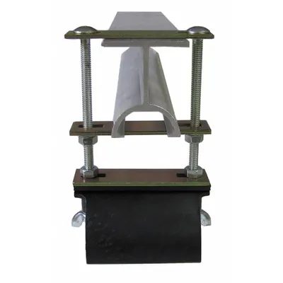 GLEASON Festoon End Clamp for W6 x 9 I-Beam, Steel - Clamps for Festoon Systems