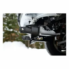 Mount kit for attaching a snow plow to a Jeep Gladiator JK (2020 only). Includes bolt bag. Overall width 28 in, overall height 10 in.