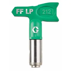 Airless spray gun tip with 0.012 in orifice size, green color, and includes OneSeal tip seal. Compatible with RAC X series spray guns. Used for applying paints and coatings in industrial finishing, construction, and maintenance applications.