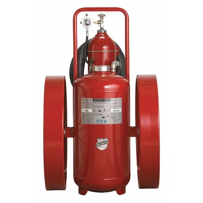 BUCKEYE Wheeled Fire Extinguisher: 300 lb Extinguisher Capacity, 30A:320B:C - Wheeled Class ABC Fire Extinguishers