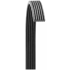 Serpentine belt with 6 ribs and K trade size for driving engine accessories such as alternators, water pumps, and power steering pumps. Features aramid reinforcing cord material for tensile strength. Industry number 6PKK1320.
