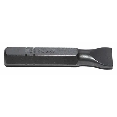 ZEPHYR H3226X-5PK Slotted Power Bit, 14F-16R, Hex Shank, 5-Pack - Power Bits