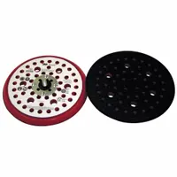 3M Low Profile Hook-and-Loop Disc Backup Pad: 6 in Dia x 3/8 in T, 5/16"-24 Threaded-Shank (MPN 7100027464)