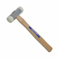 Hammer, Nylon Face, 1-1/4": Hard, Nylon, 1 1/4 in Dia, 9/16-12 Thread Size, Threaded, Hard, Vaughan (MPN NT125)