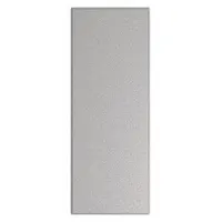 Steel panel for bathroom partitions with honeycomb inner core. Smooth semi gloss finish in Pepper Dust color. Measures 58 inches high by 22 inches wide by 1 inch thick. Suitable for commercial restroom and locker room enclosures
