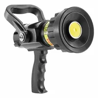 This VIPER constant pressure (automatic) fog nozzle is constructed with an aluminum body and features an NST swivel base. It activates via a shutoff handle and provides a fog/straight stream spray pattern. Suitable for firefighting applications requiring consistent water delivery