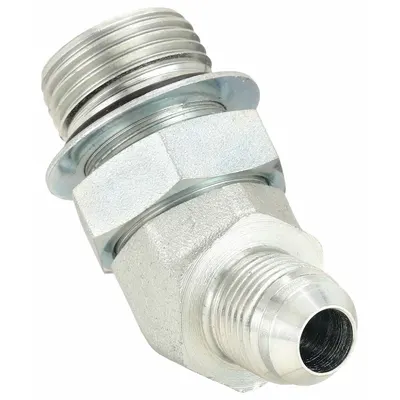 AEROQUIP 2061-12-8S ORB-to-JIC Steel Hydraulic Hose Adapter - ORB-to-JIC Steel Hydraulic Hose Adapters