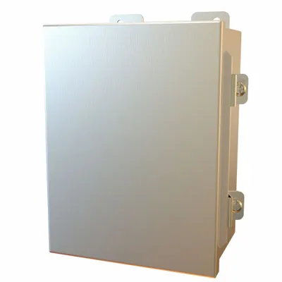 HAMMOND Electrical Enclosure: Stainless Steel, 8 in x 6 in x 4 in, NEMA 12/13/3R/4/4X - Stainless Steel Enclosures