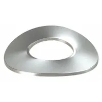 Curved Disc Spring: 0.14 in I.D., 0.25 in O.D., 301 Stainless Steel, 25 PK (MPN U1250040S)