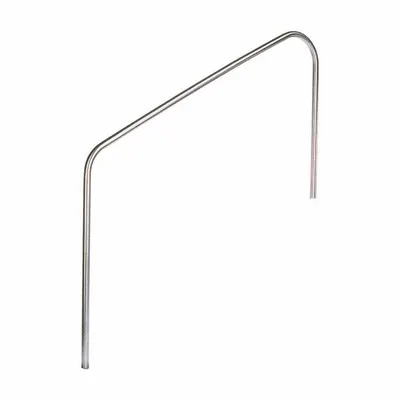 SPECTRUM Stair Rail: 12 in Setback, Dia 1.9 in, 0.145 in Thick, Fixed Legs, 64 5/8 in Ht - Pool Stair Rails