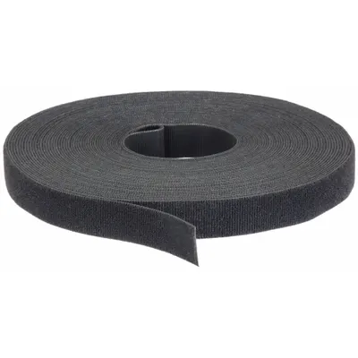VELCRO BRAND Hook-and-Loop Cable Tie Roll: 75 ft Lg, 0.5 in Wd, 50 lb Tensile Strength - Cut to Length Hook-and-Loop Cable Tie Rolls