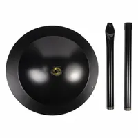 JAN FAN Pedestal Base: Pedestal Base, 54 in Lg, 2 in Wd, 10 in Base Dia., Stainless Steel (MPN JF-2PPF-B)