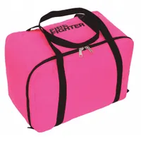 R&B FABRICATIONS Duffel Bag: Nylon, Pink, 5,200 cu in Interior Volume, Zipper, 24 in Lg, 13 in Wd (MPN RB-196FF-XL-PINK)