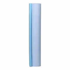 This non-woven fiber surface protection roll is made of UV-resistant polyester. It is used to temporarily shield surfaces from paint overspray, dust, and debris during construction, renovation, or manufacturing processes. The roll measures 5 mil thick, 56 inches wide, and 300 feet long.