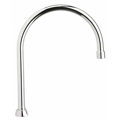 CHICAGO FAUCETS GN8BJKABCP Gooseneck Swivel Spout - Gooseneck Faucet Spouts