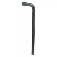 L-shaped hex key with 12 mm tip size, metric sizing, and long length. Made from alloy steel with black oxide finish. Includes 2 tips. Used for driving hex socket fasteners in assembly, maintenance, and repair tasks.