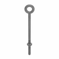 Machinery Eye Bolt: Without Shoulder, Steel, Galvanized, 5/8"-11 Thread Size, 4 in Thread Lg (MPN N2007-10)