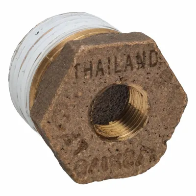 OEM APPROVED VENDOR Metal Pipe Straight: 1/2 in x 1/8 in Class 125 - Threaded Low-Pressure Pipe Fittings for Potable Water with Thread Sealant