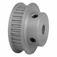 DAYTON Timing Pulley: Curvilinear, Fixed, For HTD Timing Belt Section, For 6 mm Belt Wd, 34 Teeth (MPN 34-3M06-6FA3)
