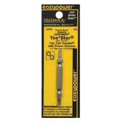 Impact Torx Bit, T20/T25, Hex Shank, S2 Steel, 32564