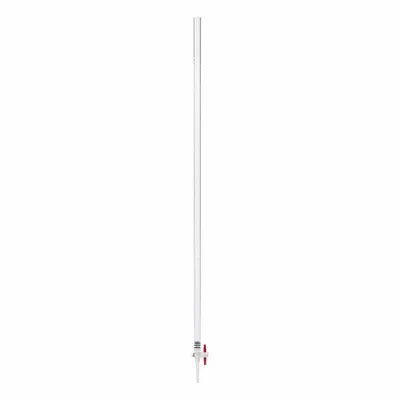 UNITED SCIENTIFIC Acrylic Buret Set with Self-Lubricating PTFE Plug - Lab Glassware Sets
